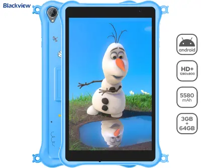 Tablica BLACKVIEW TAB 50 KIDS, 20,3 cm (8"), 3 GB, 64 GB, moder (Bubbly Blue)