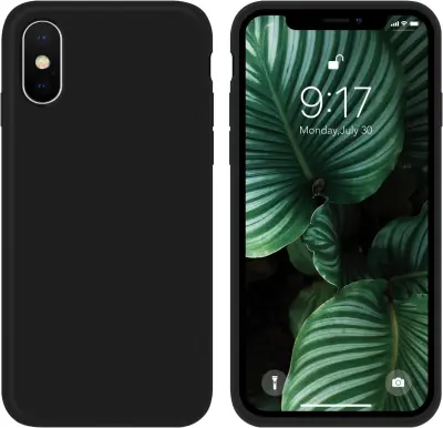 Mobile phone case Liquid silicone rubber mobile phone case Full body ultra-thin soft microfiber lining protection