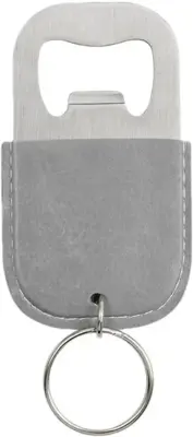 PU Leather Stainless Steel Keychain Can Opener - Unique Beer Bottle Opener Beer Can Opener, Beer Gift for Dad, Man, He, Husband, Boyfriend