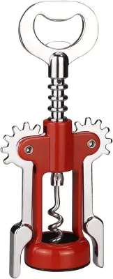 Wine bottle opener, high-grade zinc alloy wing-shaped bottle opener with multi-function bottle opener