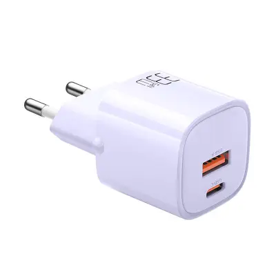 GaN 33W omrežni polnilec Mcdodo CH-0155 USB-C, USB-A (vijolična)
