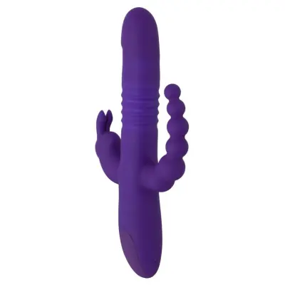 Trojni vibrator Thrusting Pearl