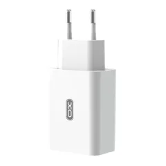Omrežni polnilnik XO L36, 1x USB, Quick Charge 3.0 (bel)