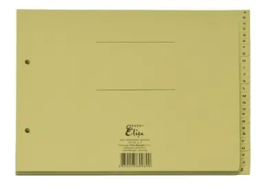 Pregradni karton a-ž a5 elisa