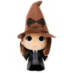 Polnjena Harry Potter Hermiona s klobukom za razvrščanje 15 cm
