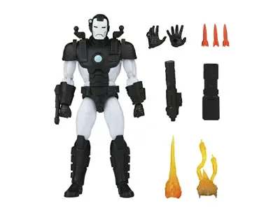 Hasbro F34485L0 Iron Man Legends Series Marvel's War Machine, 6-palčna akcijska slika, 6 dodatkov, večkolor