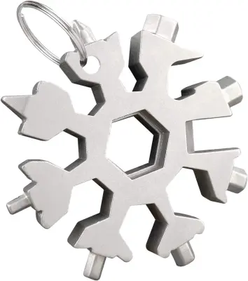 Snowflake multi-tool, screwdriver, Christmas gift