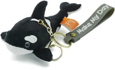 Cute plush keychain cartoon animal backpack decoration accessories keychain decoration