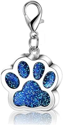 Dog Paw Print Pendant Suitable for Bracelet Necklace Jewelry Making Puppy Puppy Cat Animal Footprint Pendant