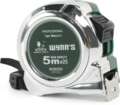 5m electroplated steel tape measure with anti-fall and wear-resistant structure tape measure