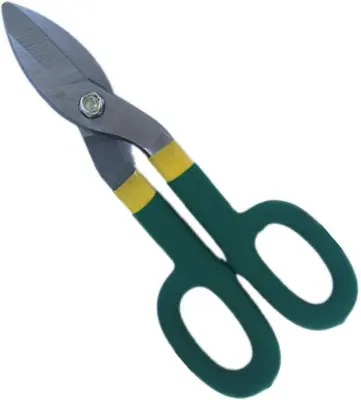 Iron scissors, plastic handles, manual tinplate, multi-size scissors