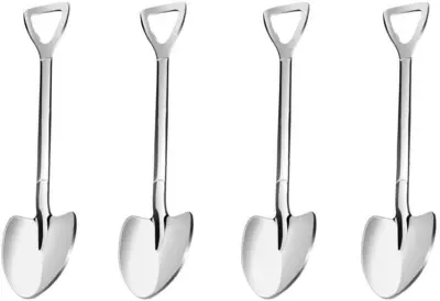 Stainless Steel Mini Coffee Spoon, Small Spoon for Desserts, Teas, Appetizers, Party Supplies