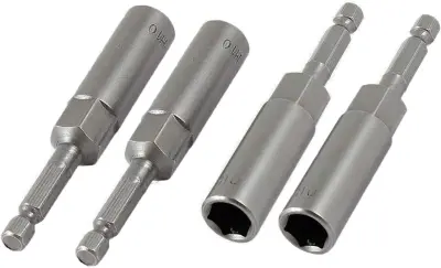 Hand electric drill socket head, strong magnetic electric screwdriver, inner hexagonal and outer hexagonal wrench, electric batch with magnetic socket