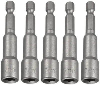 Hand electric drill socket head, strong magnetic electric screwdriver, inner hexagonal and outer hexagonal wrench, electric batch with magnetic socket