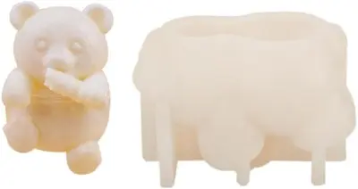 Cute pet silicone popsicle mold household ice cream character plaster mold