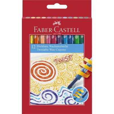 Voščenke faber-castell twist 1/12