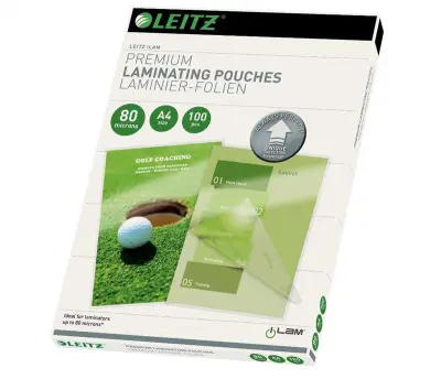 Žepki za plastificiranje leitz a4 80mic s smernimi puščicami 1/100 74780000