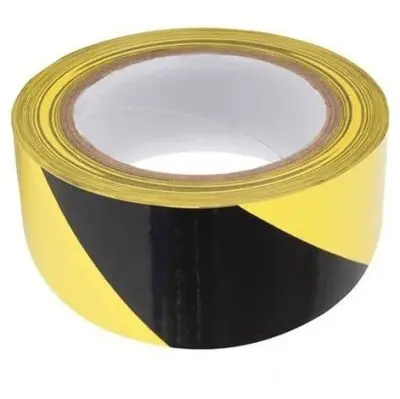 Selotejp označevalni 50x33 črn-rumen geko