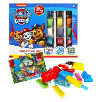 Plastelin set Paw Patrol 12x30g