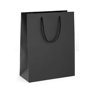 Darilna vrečka 32x10x26cm črna