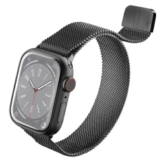 CELLULARLINE črn pašček za Apple Watch 38/40/41
