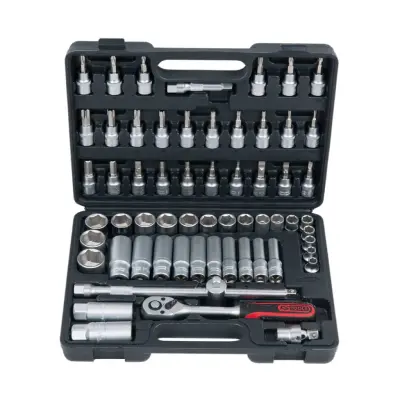 KS Tools Superlock Raglja in Nastavki 61-Delni Set 3/8"