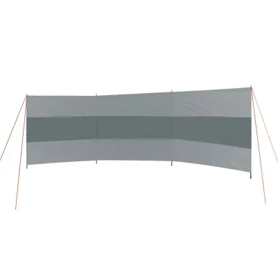 Bo-Campp Vetrobran z nosilci Caira 500x140 cm siv