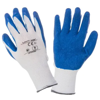 ROKAVICE ZAŠČITNE LATEX MODRO-BELE XXL
