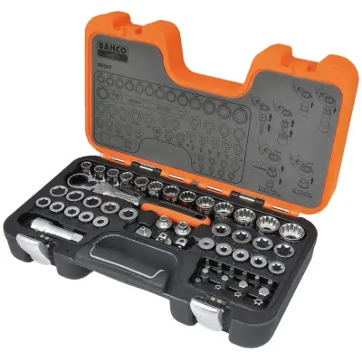 402569 BAHCO Pass-Through Socket Set 53 pcs S530T