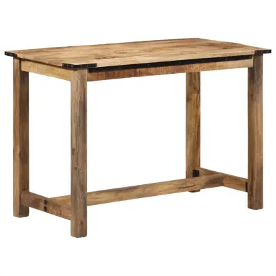 vidaXL Jedilna miza 110x55x75 cm trden mangov les