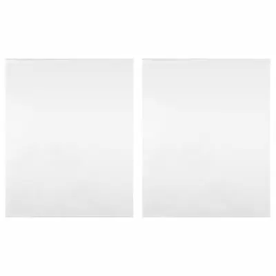 vidaXL Zrcalna folija 2 kosa samolepilna 45x150 cm PET