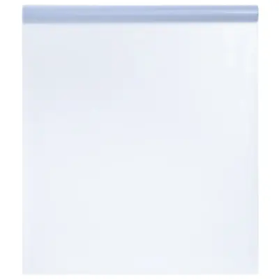 vidaXL Folija za okna statična matirana prozorna siva 60x2000 cm PVC