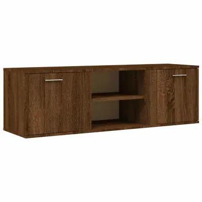 vidaXL TV omarica rjavi hrast 120x34x37 cm inženirski les