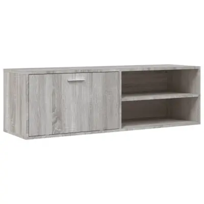 vidaXL TV omarica siva sonoma 120x34x37 cm iverna plošča