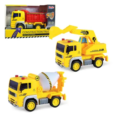 Gradbeno vozilo 10x19 cm, 3 so