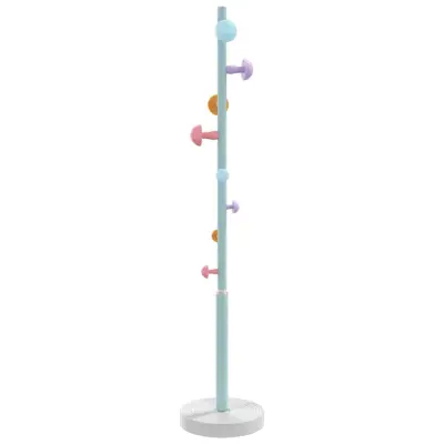 vidaXL Stojalo za plašče modro 172 cm železo s prašnim premazom