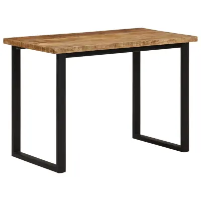 vidaXL Jedilna miza 110x55x75 cm trden mangov les