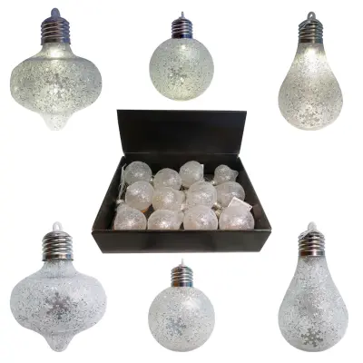 Kroglica z LED lučko 8cm