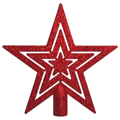 Zvezda za jelko rdeča 18cm