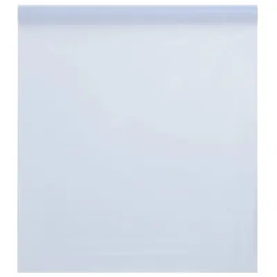 vidaXL Folija za okna statična matirana prozorna bela 45x1000 cm PVC