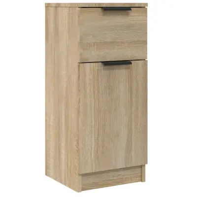 vidaXL Komoda sonoma hrast 30x30x70 cm konstruiran les