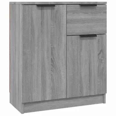 vidaXL Komoda siva sonoma 60x30x70 cm inženirski les