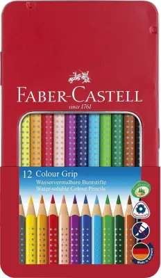 Barvice COLOUR GRIP 2001 kov.emb.set 12