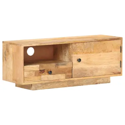 vidaXL TV omarica 90x30x35 cm trden mangov les