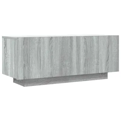 vidaXL TV omarica siva sonoma 100x35x40 cm inženirski les