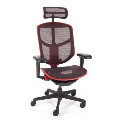 ERGOLES Enjoy ULTRA gaming stol rdeče barve