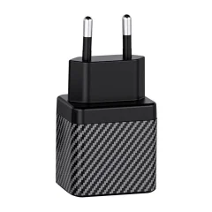 INVZI GaN 2x USB-C, 45W, EU omrežni polnilec (črn)