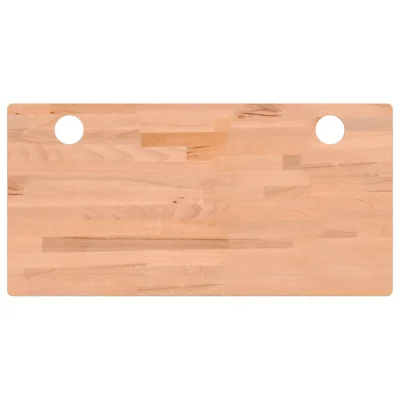 vidaXL Mizna plošča 100x50x1,5 cm trdna bukovina