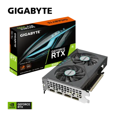 Grafična kartica GIGABYTE GeForce RTX 3050 EAGLE OC 6G, 6GB GDDR6, PCI-E 4.0