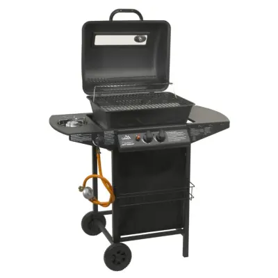 Cattara plinski žar PARTY WINDOW 2 + 1, s kuhalnikom